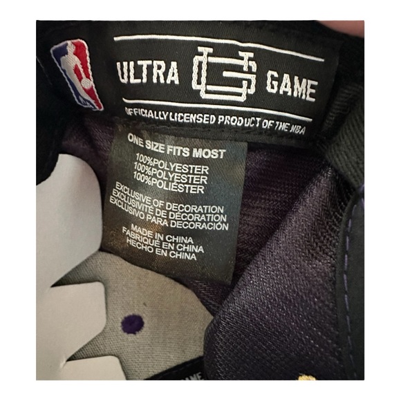 NWT NBA Los Angeles Lakers Velvet Men’s Hat - Picture 5 of 5